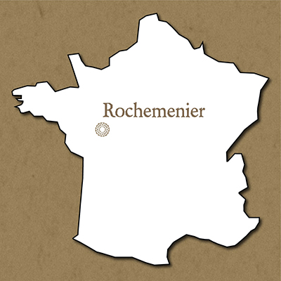 Rochemenier sur une carte de France